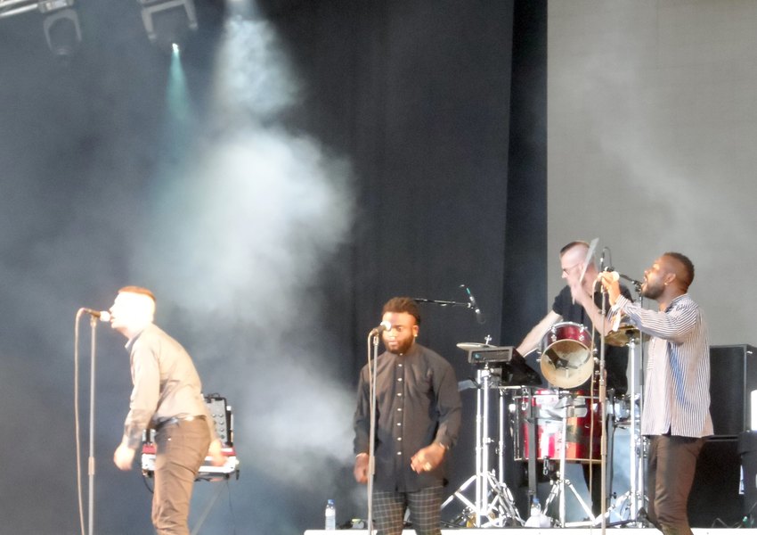 Young Fathers performing